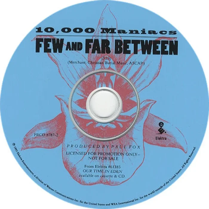 10,000 Maniacs Few And Far Between US Promo CD single