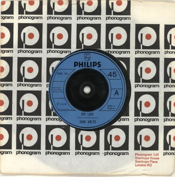 5000 Volts Bye Love UK 7 ” vinyl