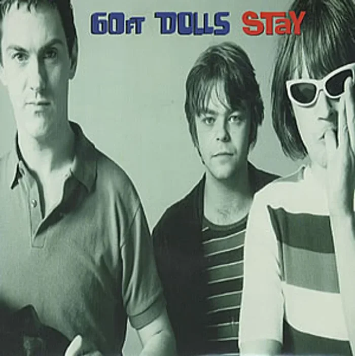 60ft Dolls Stay – Green/white Swirl – Numbered UK 7 ” picture disc