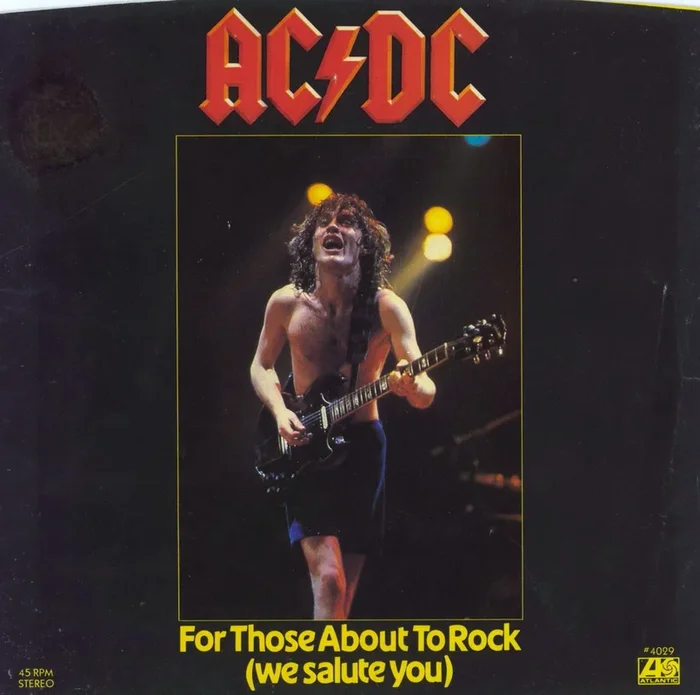 AC/DC For Those About To Rock (We Salute You) US 7 ” vinyl