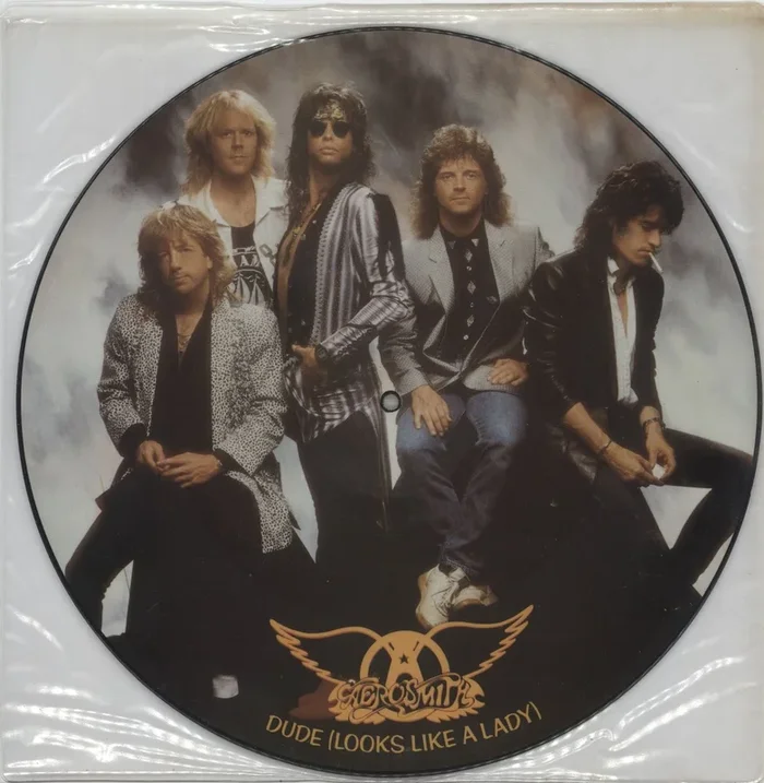 Aerosmith Dude Looks Like A Lady UK 12 ” picture disc