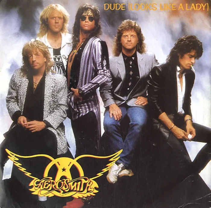 Aerosmith Dude (Looks Like A Lady) UK 7 ” vinyl