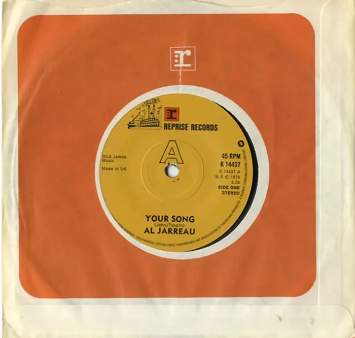 Al Jarreau Your Song UK 7 ” vinyl