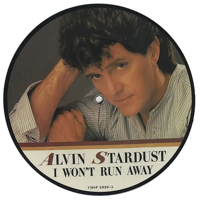Alvin Stardust I Won’t Run Away UK 7 ” picture disc