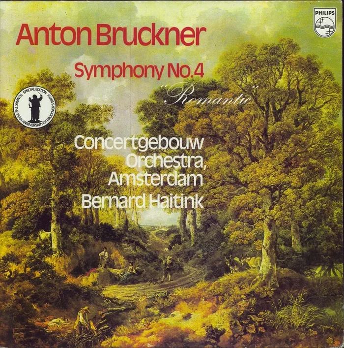 Anton Bruckner Bruckner: Symphony No. 4 “Romantic ” Dutch Vinyl LP