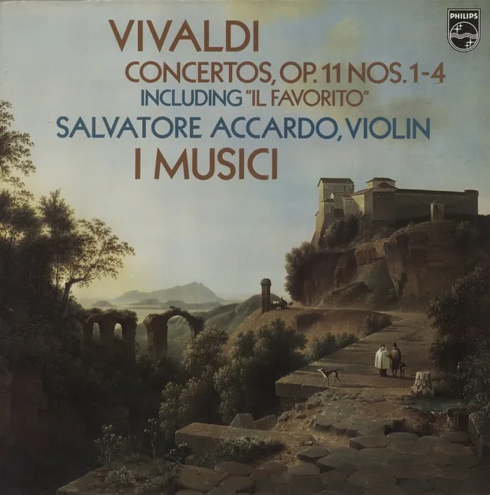 Antonio Vivaldi Concertos, Op.11 Nos. 1-4 Including “Il Favorito ” – White Label Test Pressing Dutch Promo Vinyl LP
