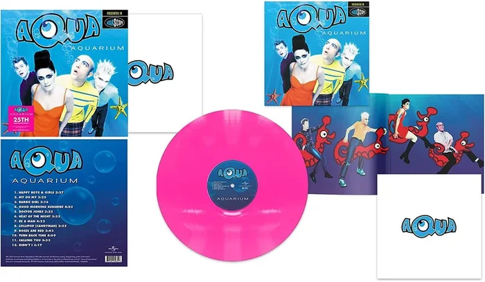 Aqua Aquarium – 25th Anniversary Pink Vinyl – Sealed UK Vinyl LP