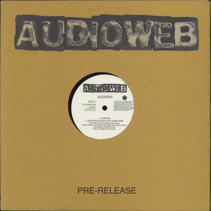 Audioweb Sleeper UK Promo 12 ” vinyl