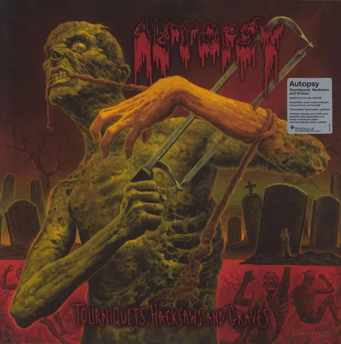 Autopsy Tourniquets, Hacksaws And Graves UK Vinyl LP