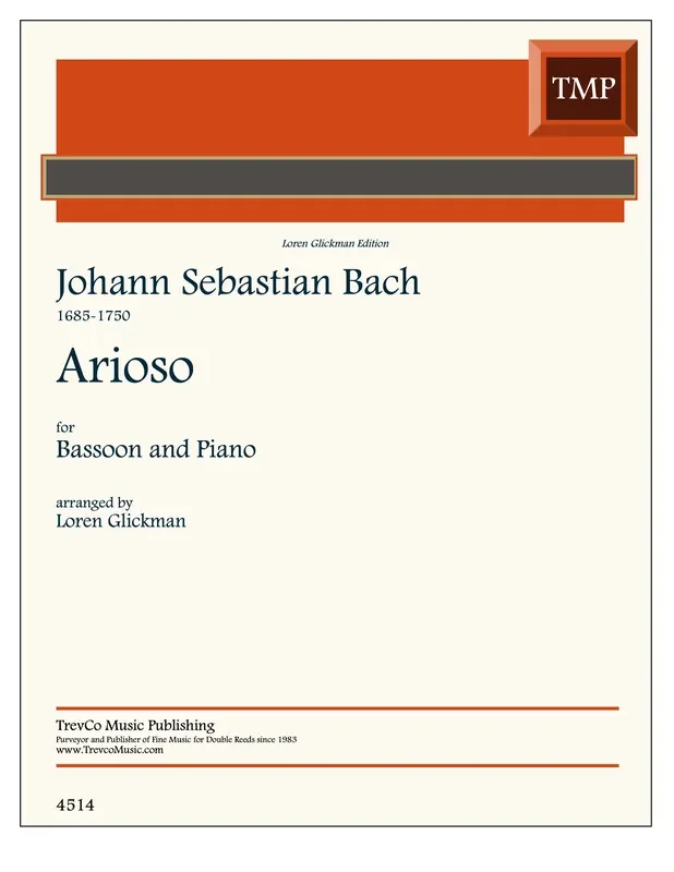 Bach, J.S. % Arioso (Glickman) – BSN/PN