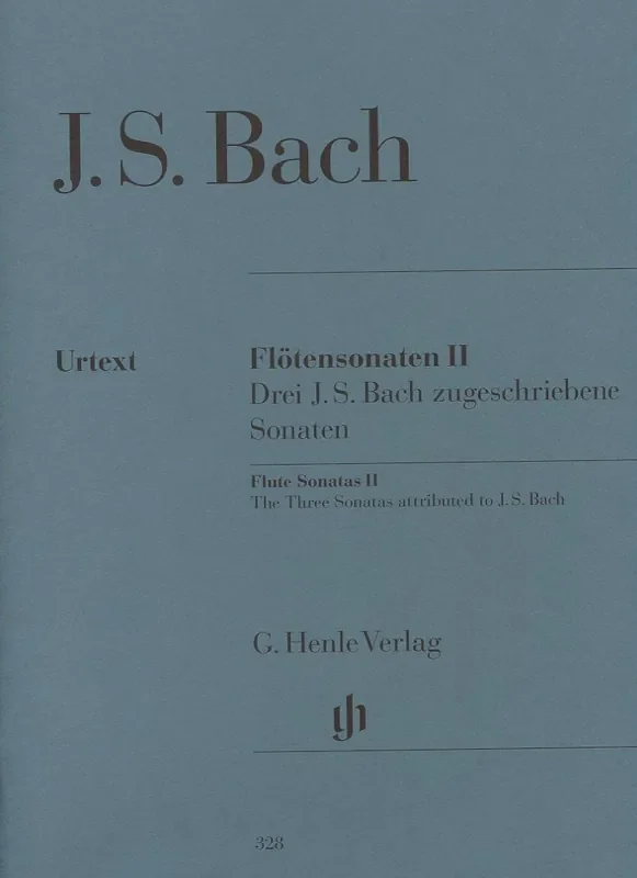 Bach, J.S. % Flute Sonatas, Volume 2, BWV 1033, 1020, 1031 (urtext) – FL/PN (OB/PN) (Basso Continuo)