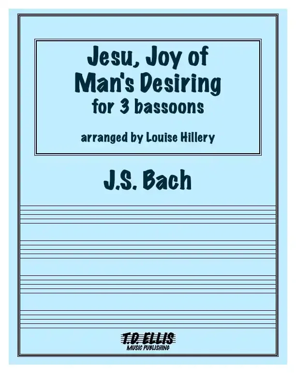 Bach, J.S. % Jesu, Joy of Man‘s Desiring (score & parts)(Hillery) – 3BSN
