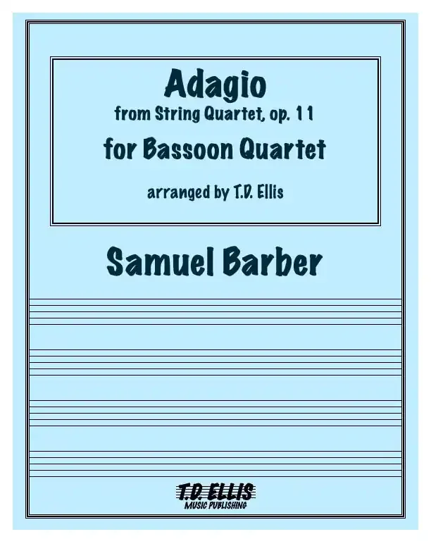 Barber, Samuel % Adagio, op. 11 (score & parts)(Ellis) – 4BSN