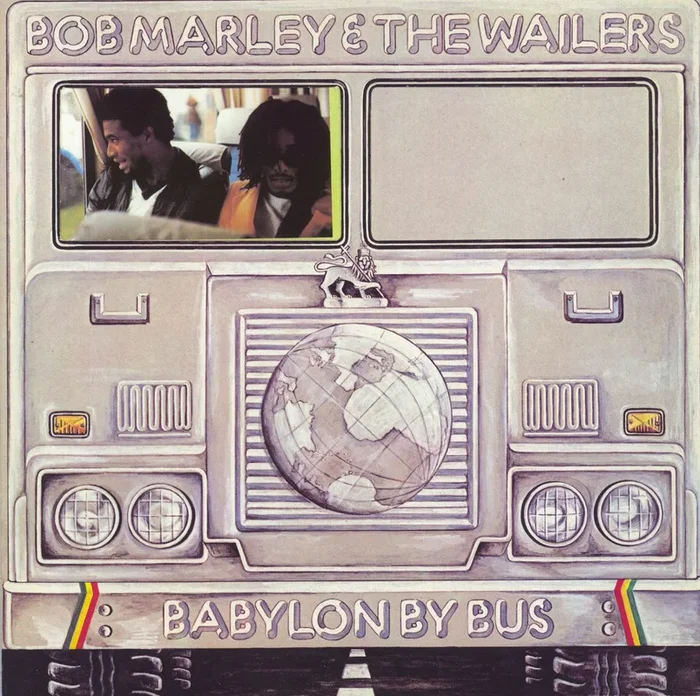 Bob Marley & The Wailers Babylon By Bus – Rainbow Rim Label – die-cut p/s – EX UK 2-LP vinyl set