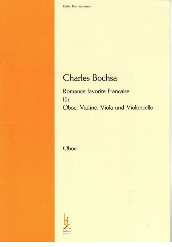 Bochsa, Robert Nicholas Charles % Romance Francaise – OB/STG3