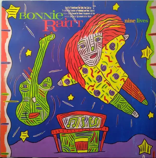 Bonnie Raitt – Nine Lives (LP, Album, All) (Very Good Plus (VG+))