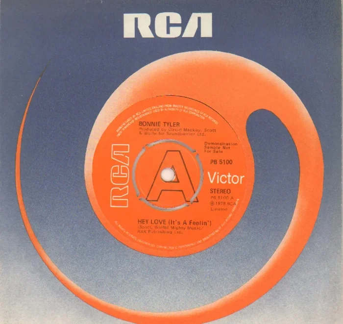 Bonnie Tyler Hey Love (It’s A Feelin’) UK 7 ” vinyl