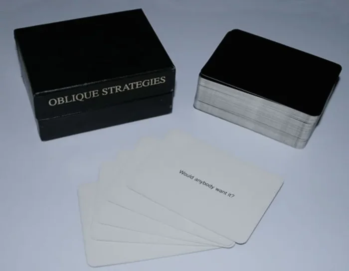 Brian Eno Oblique Strategies UK Memorabilia