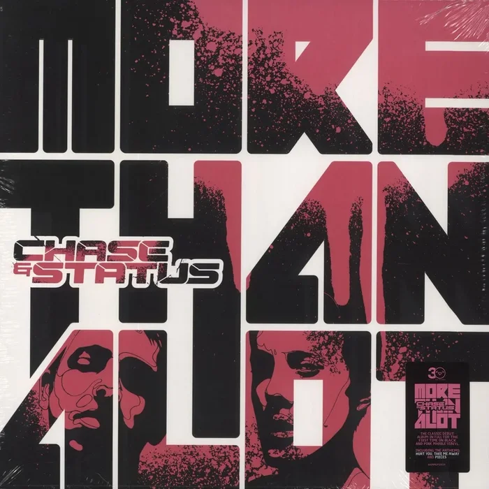 Chase & Status More Than Alot – Black & Pink Marbled Vinyl – Sealed UK 2-LP vinyl set