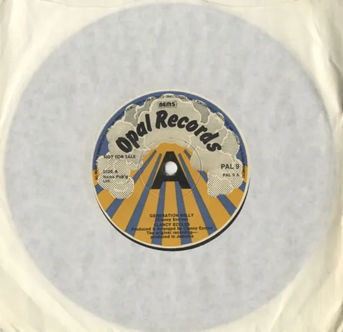 Clancy Eccles Generation Belly UK Promo 7 ” vinyl