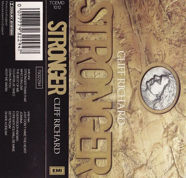 Cliff Richard – Stronger – Cassette