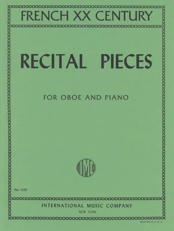 Collection % French XX Century Recital Pieces – OB/PN [POP]