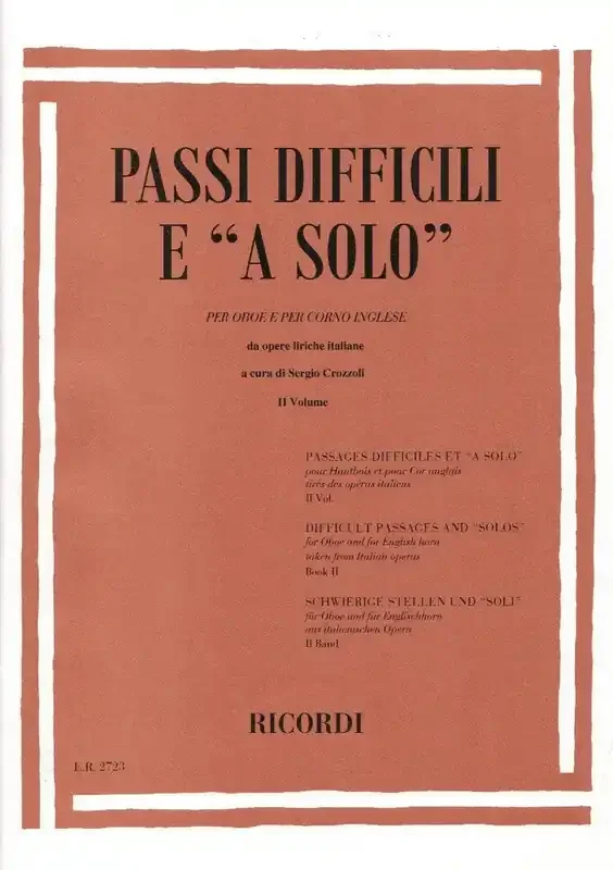 Collection % Italian Opera Excerpts, V2 (Crozzoli) – OB & EH