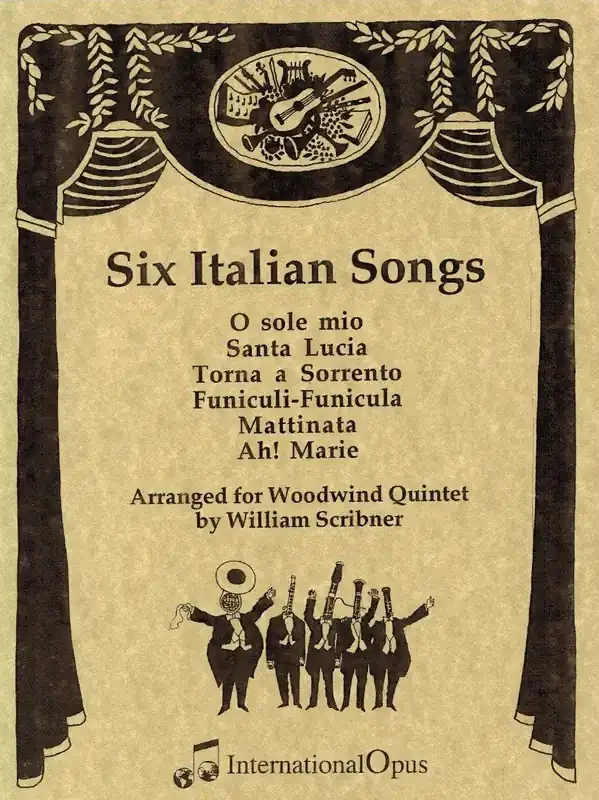 Collection % Six Italian Songs (score & parts)(Scribner) – WW5