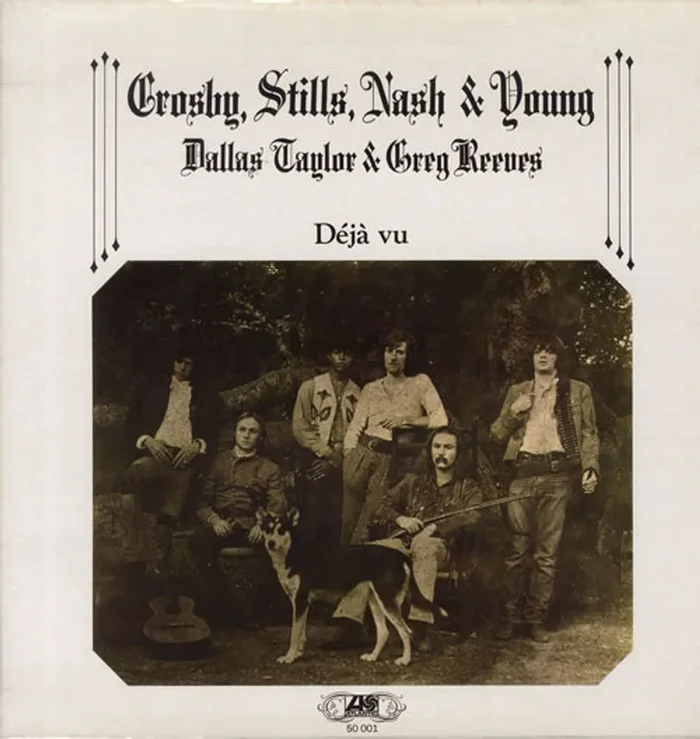 Crosby, Stills, Nash & Young Déjà Vu French Vinyl LP