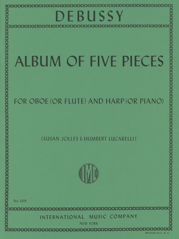 Debussy, Claude % Album of Five Pieces – OB/HARP or OB/PN