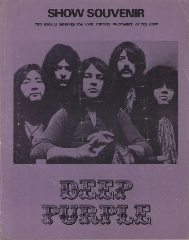 Deep Purple Show Souvenir – VG UK Tour programme