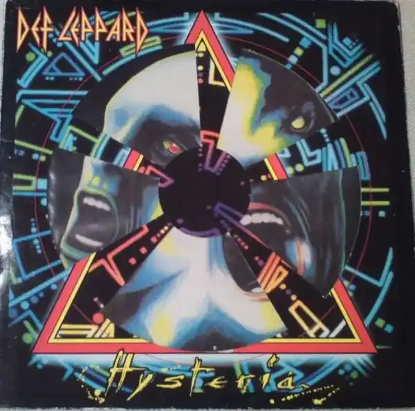 Def Leppard – Hysteria (LP, Album, Pic) (Very Good Plus (VG+))