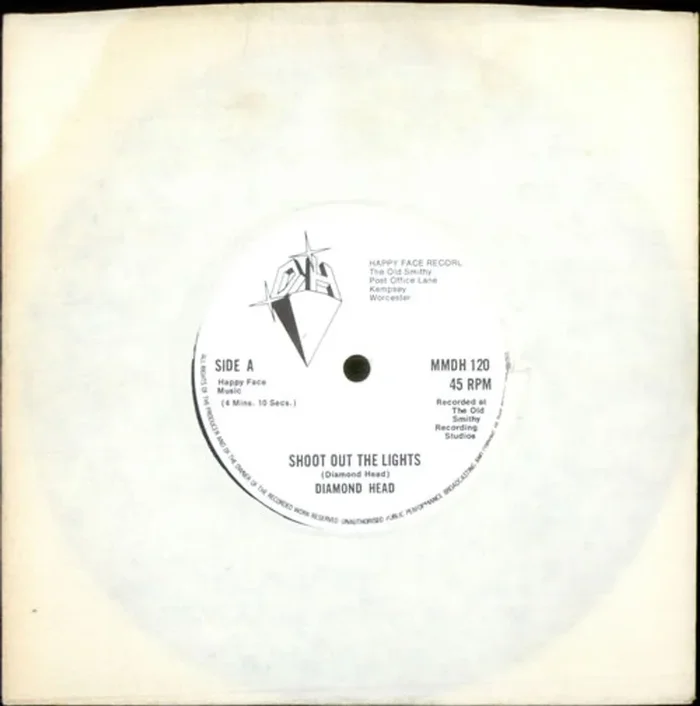 Diamond Head Shoot Out The Lights UK 7 ” vinyl