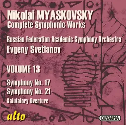 Evgeny Svetlanov Symphonies 17 & 21 – COMPACT DISCS