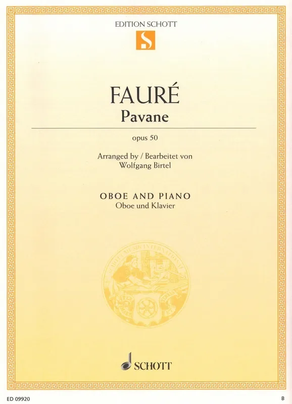 Fauré, Gabriel % Pavane, op. 50 – OB/PN