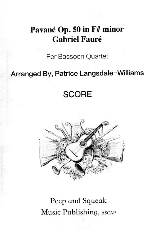 Fauré, Gabriel % Pavane, op. 50 in f minor (score & parts) – 4BSN