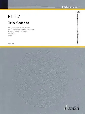 Filtz, Anton % Trio Sonata in F, op. 2, 5 – 2FL/BSN/PN (basso continuo)