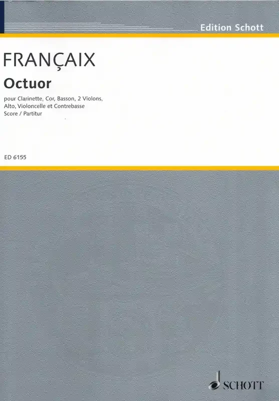 Francaix, Jean % Octet (score only) – CL/BSN/HN/STG5