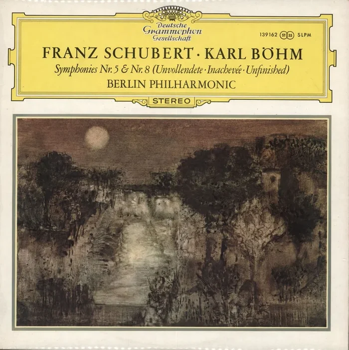 Franz Schubert Symphonien Nr. 5 & Nr. 8 (Unvollendete Inachevée Unfinished) German Vinyl LP