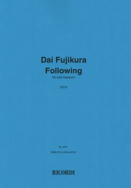 Fujikura, Dai % Following (2013) – SOLO BSN