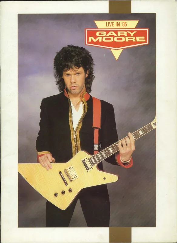 Gary Moore Live In ’85 + Ticket Stub UK Tour programme