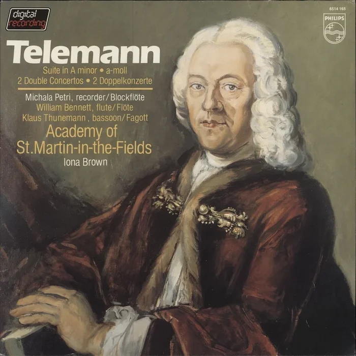 Georg Philipp Telemann Suite In A Minor / 2 Double Concertos Dutch Vinyl LP