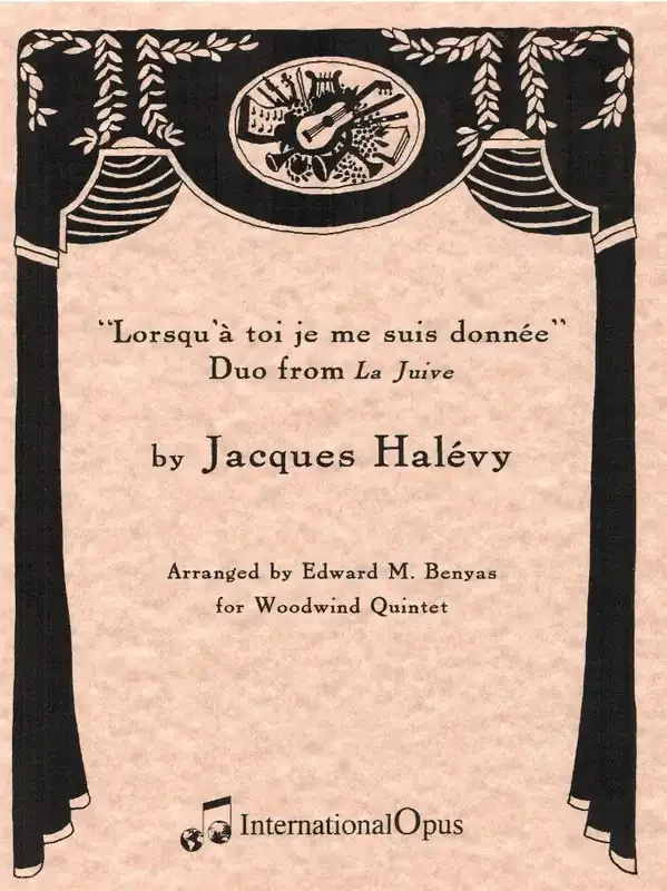 Halevy, Jacques % Duo from “La Juive” (Score & Parts)-WW5