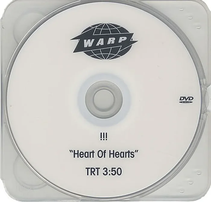 !!! Heart Of Hearts US Promo Promo DVD-R