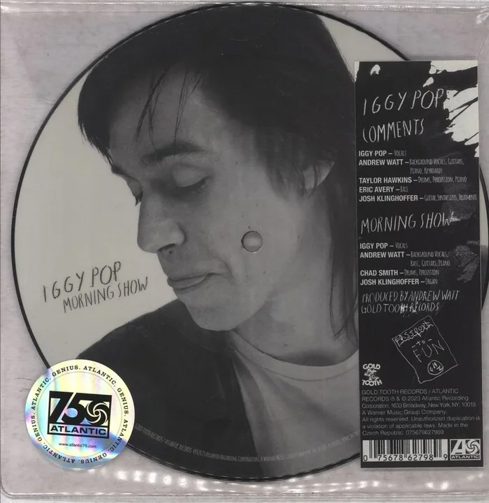 Iggy Pop Comments – Sealed UK 7 ” picture disc