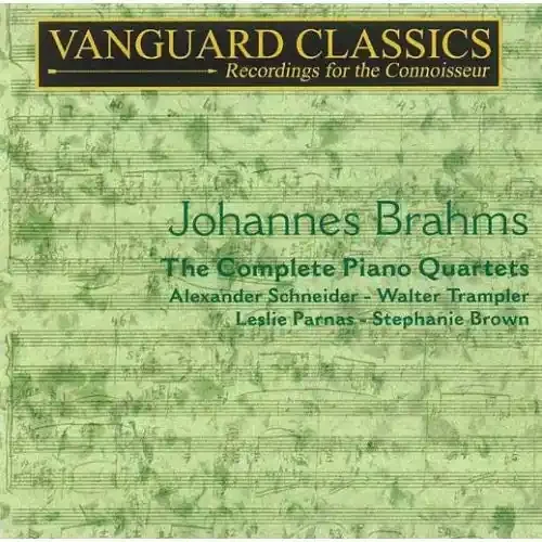 J. Brahms Piano Quartets – COMPACT DISCS
