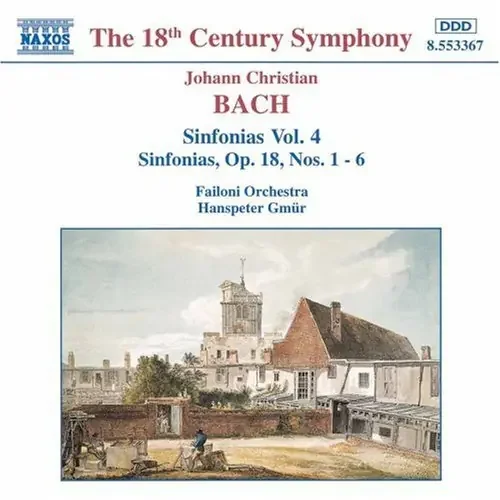 J.C. Bach Sinfonias 4 – COMPACT DISCS