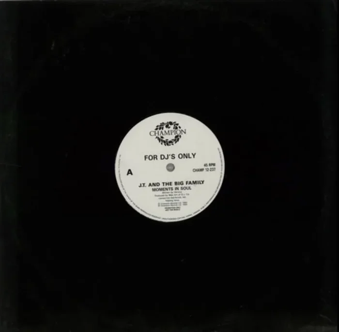 J.T. And The Big Family Moments In Soul UK Promo 12 ” vinyl