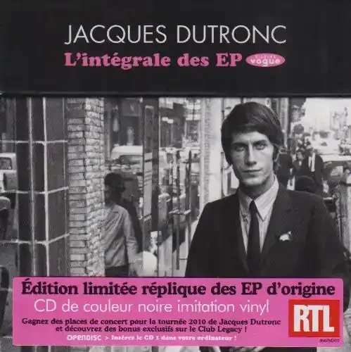 Jacques Dutronc Lintegrale Des EP Vogue – COMPACT DISCS
