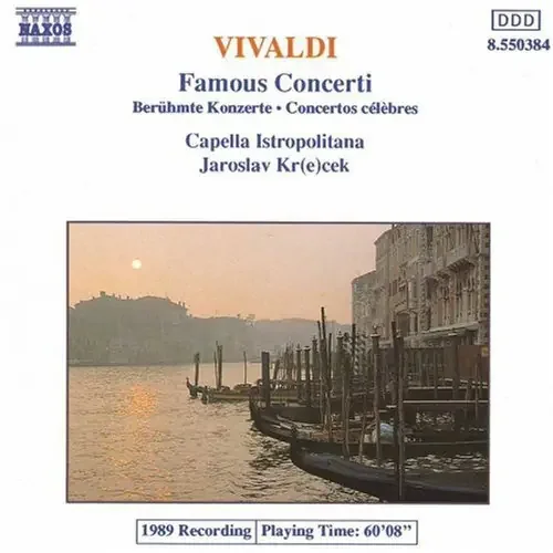 Jaroslav Krcek Famous Concerti – COMPACT DISCS